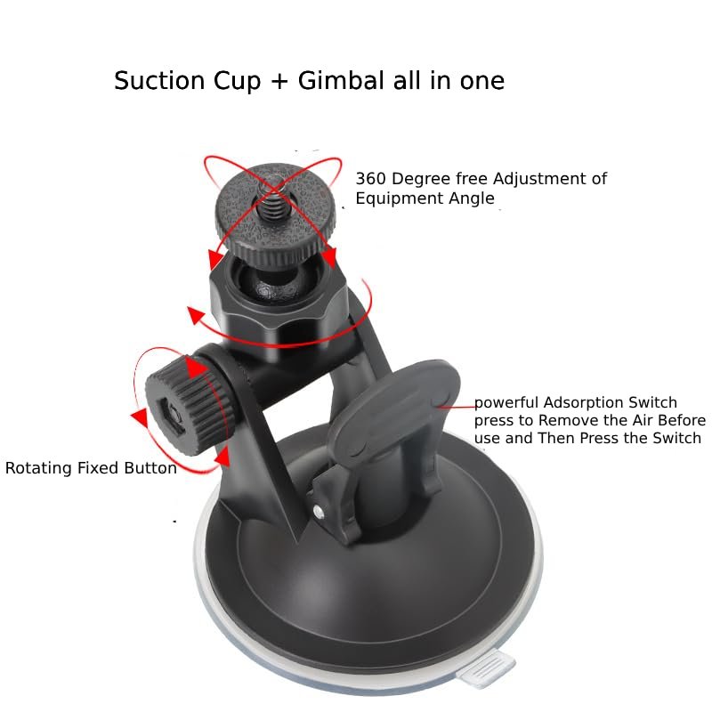 Suction Mount Ball Head